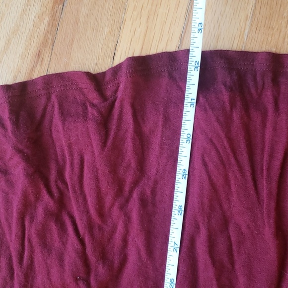 *Sold* Burgundy Swing Dress - Picture 8 of 8